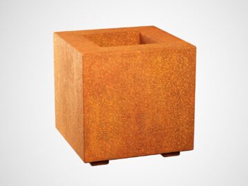 Donica Corten Metalowa Ogrodowa Cubo1 A - cortena.pl