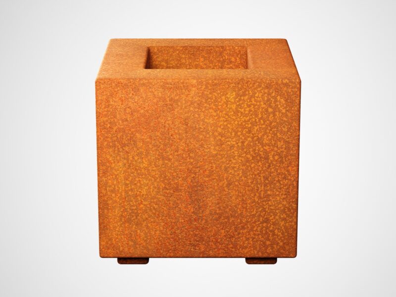 Donica Corten Metalowa Ogrodowa Cubo1 B - cortena.pl