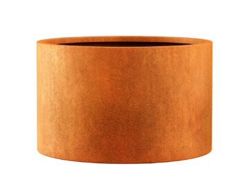 Metallblumentopf – Corten Circulo 12 120x90 - cortena.de