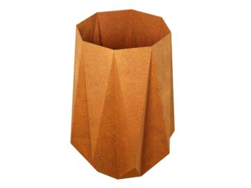 Geometrischer Corten CRISTAL Blumentopf
