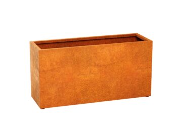Corten ESTRECHO 28 Metallblumentopf