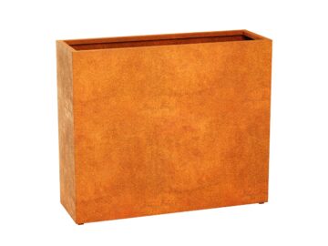 Corten ESTRECHO 30 Metallblumentopf