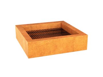 Corten HOGAR 2 Kamin mit Rost