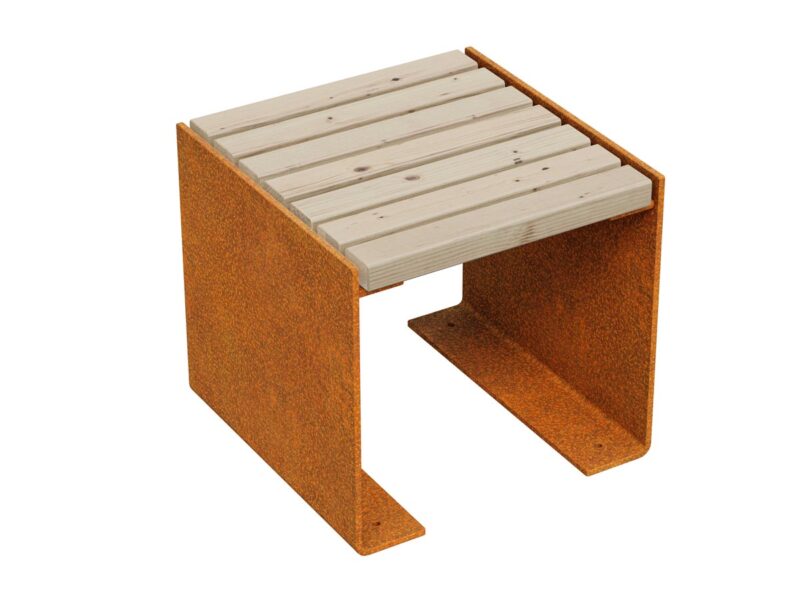 ławka Flanco2 1 Corten A - cortena.pl
