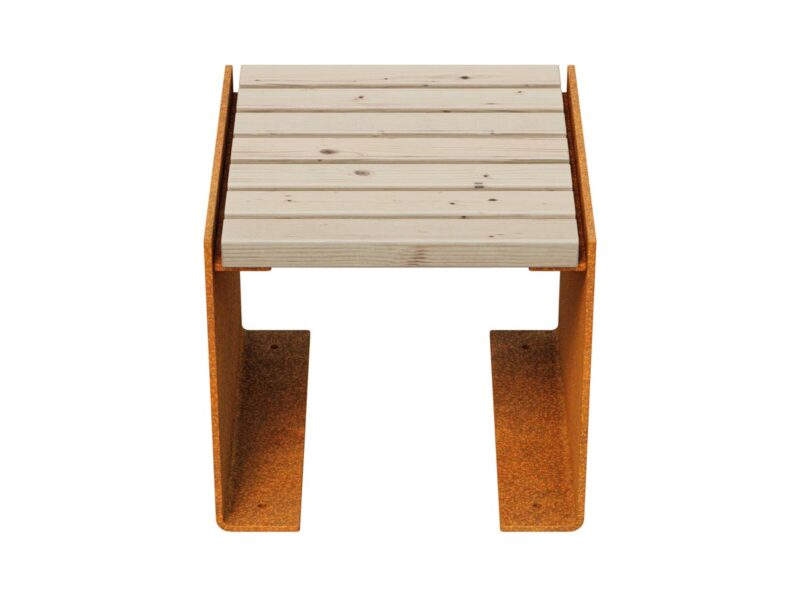 ławka Flanco2 1 Corten B - cortena.pl