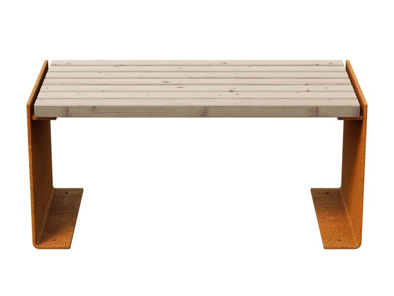 ławka Flanco2 2 Corten B - cortena.pl