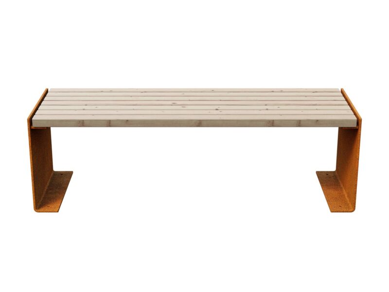 ławka Flanco2 3 Corten B - cortena.pl