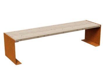 ławka Flanco2 4 Corten A - cortena.pl