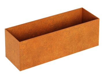 Blumentopf aus Cortenmetall RAPIDO L1