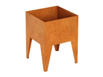 Corten Pierna 1 Metallblumentopf