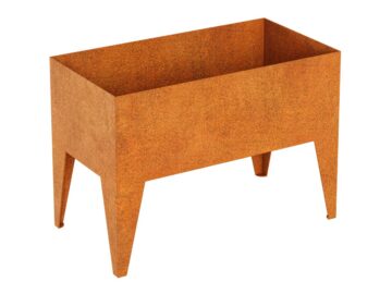 Corten Pierna 2 Metallblumentopf