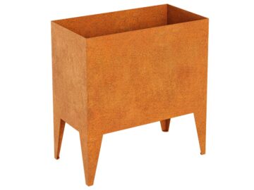 Corten Pierna 5 Metallblumentopf