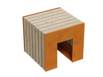 Corten MASETA 1 Garten-/Stadtbank