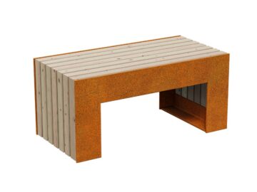 Corten MASETA 2 Garten-/Stadtbank