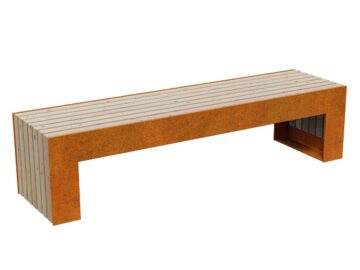 Corten MASETA 4 Garten-/Stadtbank