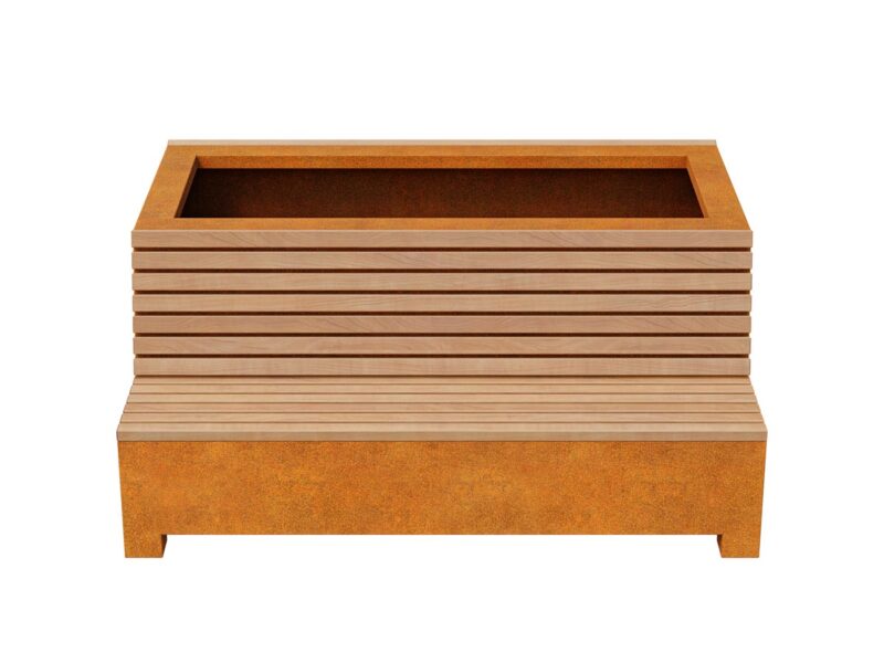 Lawko Donica Bastidor Ogrodowa Miejska 2 Corten B - cortena.pl
