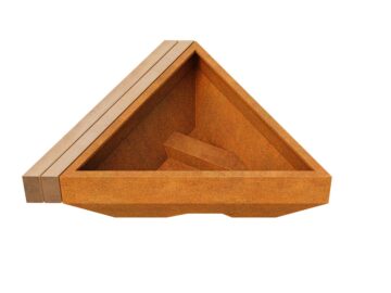 Lawko Donica Bastidor Ogrodowa Miejska 3 Corten B - cortena.pl
