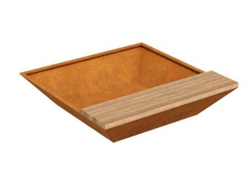 Lawko Donica Bastidor Ogrodowa Miejska 5c Corten A - cortena.pl
