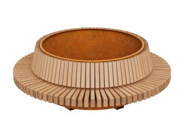 Lawko Donica Bastidor Ogrodowa Miejska 8 Corten A - cortena.pl