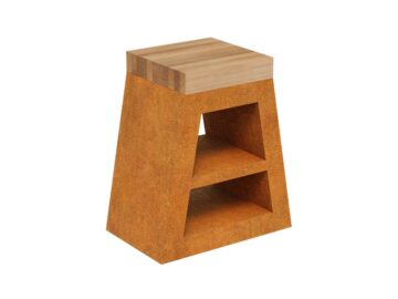 Corten MESA 1 Gartentisch