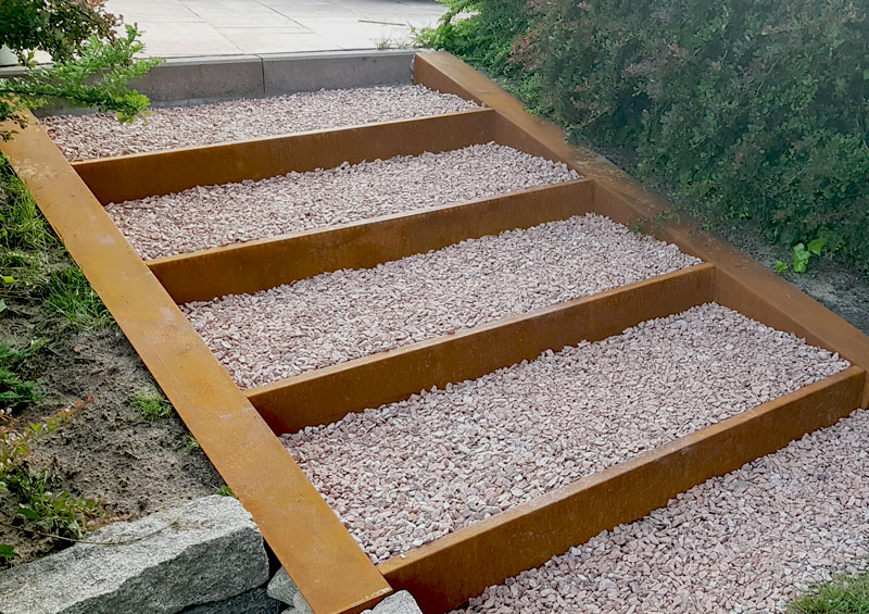 Schody Ze Stali Corten - cortena.pl