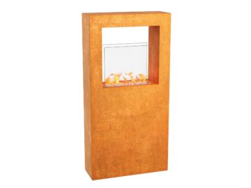 Biokamin Corten Trio A 70x30x140 Cm - cortena.de