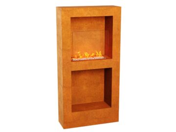 Biokamin Corten Trio Bz 70x30x140 Cm - cortena.de