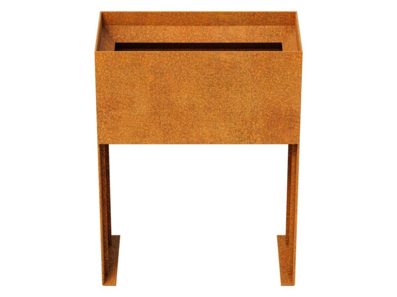 Blumentopf Aus Cortenmetall Planta 1 30x60x80 Cm 2 - cortena.de
