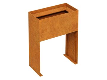 Blumentopf Aus Cortenmetall Planta 1 30x60x80 Cm - cortena.de