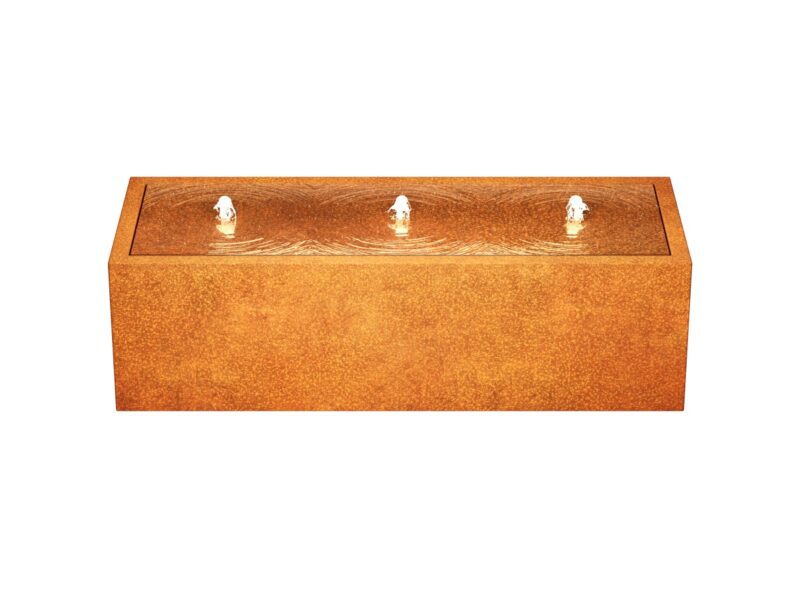 Corten Brunnen Fuente Fw4 156x60x45 Cm 2 - cortena.de