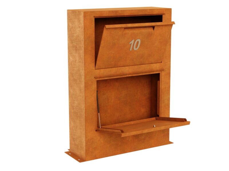 Corten Buzon 6 Briefkasten 86x45x125 Cm 2 - cortena.de
