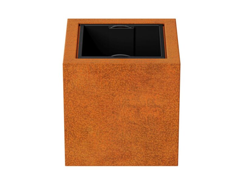 Corten Depo 1 Metallblumentopf 45x45x45 Cm 2 - cortena.de