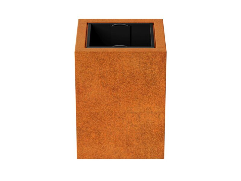 Corten Depo 2 Metallblumentopf 45x45x60 Cm 2 - cortena.de