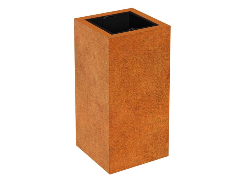 Corten Depo 3 Metallblumentopf 45x45x90 Cm - cortena.de