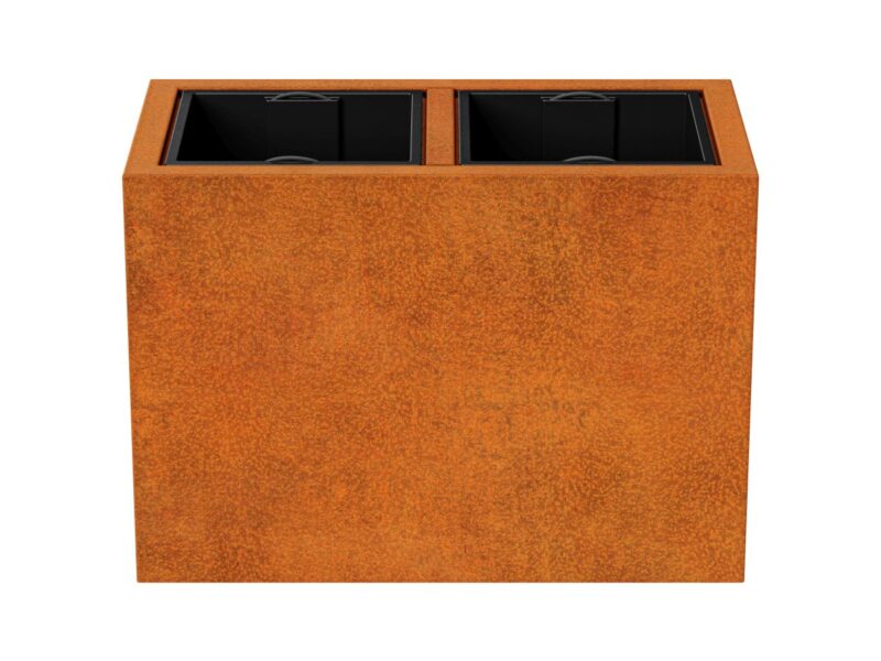 Corten Depo 6 Metallblumentopf 85x45x60 Cm 2 - cortena.de