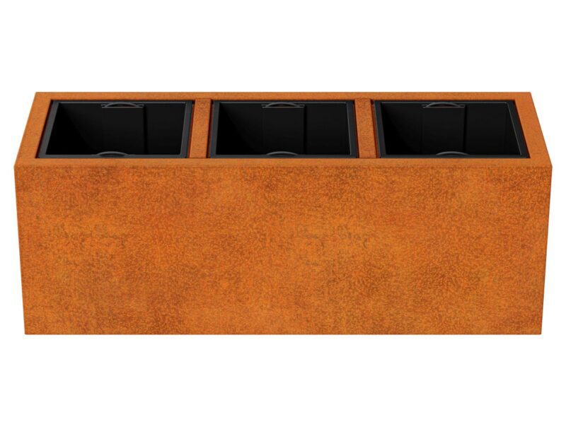 Corten Depo 9 Metallblumentopf 125x45x45 Cm 2 - cortena.de