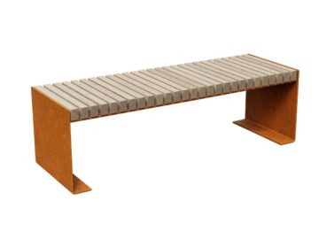 Corten Flanco A3 Garten Stadtbank 150x50x46 Cm - cortena.de