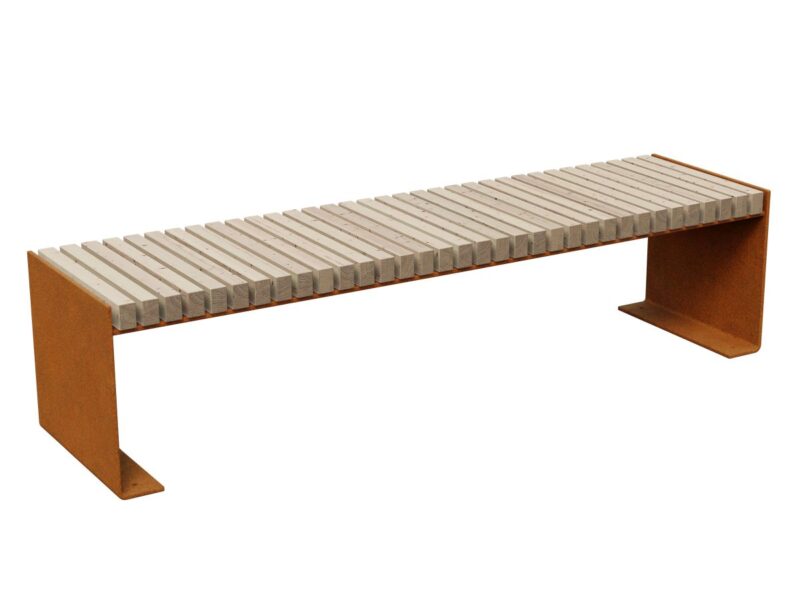 Corten Flanco A4 Garten Stadtbank 180x50x46 Cm - cortena.de