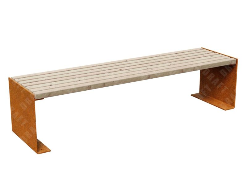 Corten Flanco B4 Garten Stadtbank 180x50x46 Cm 3 - cortena.de