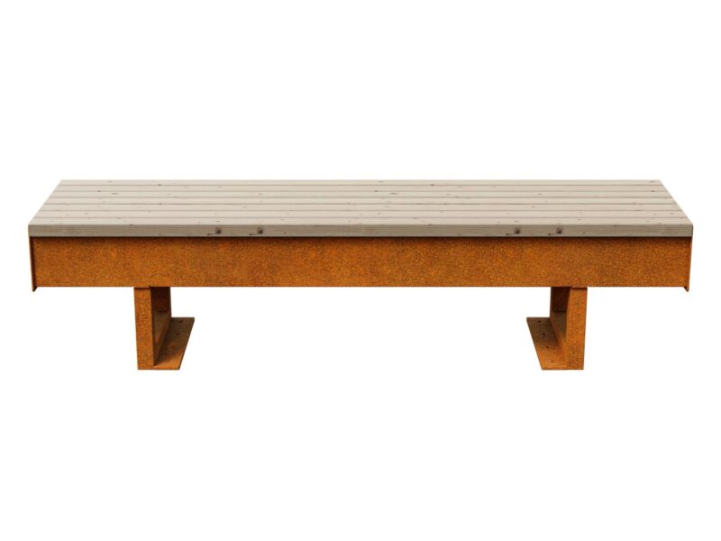 Corten Gordo 4 Garten Stadtbank 180x50x46 Cm 2 - cortena.de