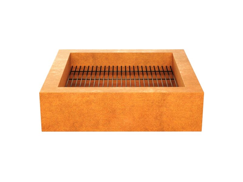 Corten Hogar 2 Kamin Mit Rost 100x100x30 Cm 2 - cortena.de