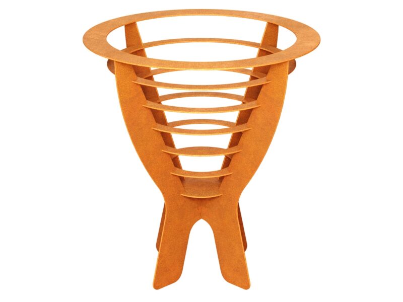 Corten Kamin Fuego Ox 57x57x63 Cm 2 - cortena.de