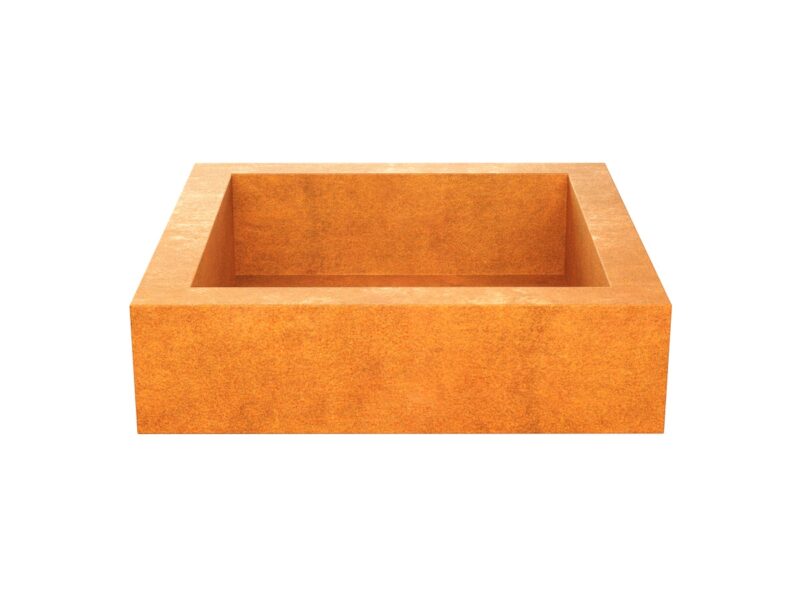 Corten Kamin Hogar 1 100x100x30 Cm 2 - cortena.de