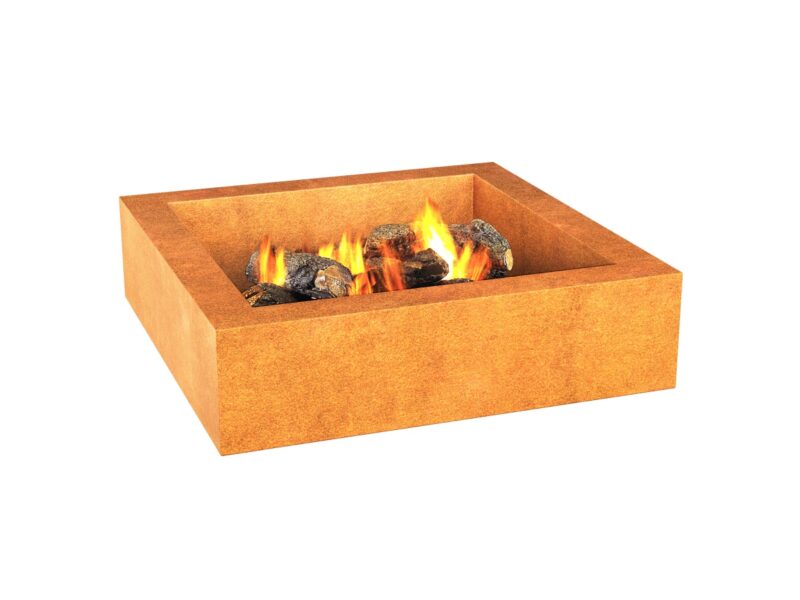 Corten Kamin Hogar 1 100x100x30 Cm 3 - cortena.de