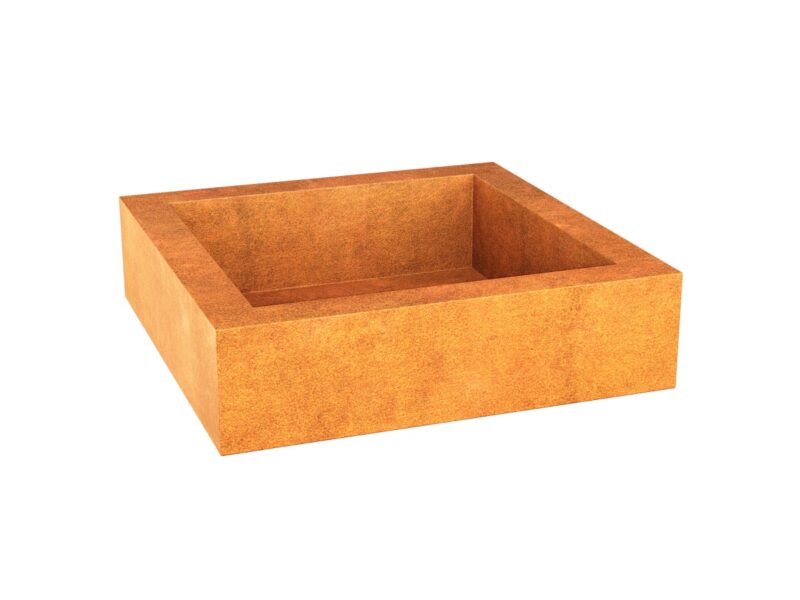 Corten Kamin Hogar 1 100x100x30 Cm - cortena.de
