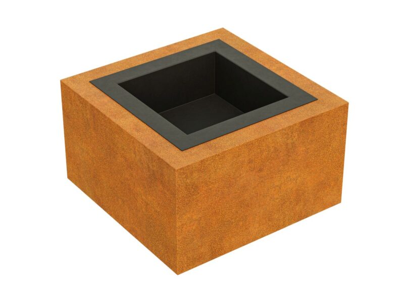Corten Kamin Hogar 6 100x100x58 Cm - cortena.de