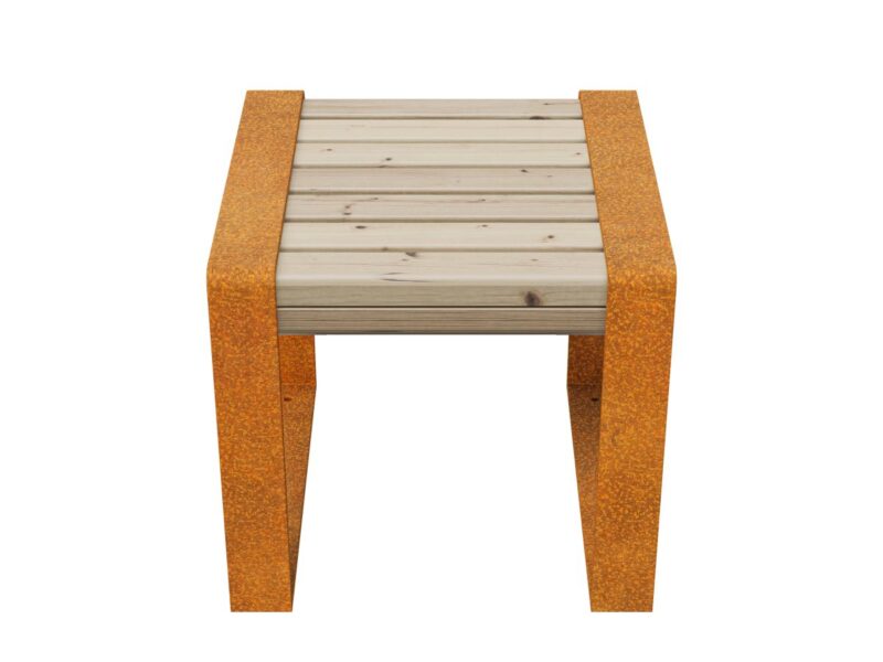 Corten Marco 1 Garten Stadtbank 50x50x46 Cm 2 - cortena.de