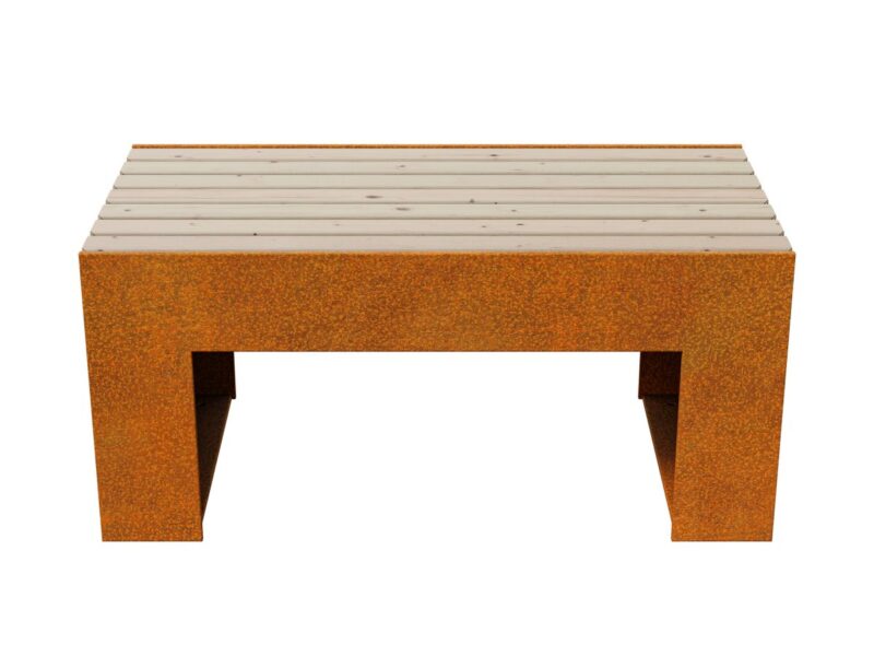 Corten Maseta 2 Garten Stadtbank 100x50x46 Cm 2 - cortena.de