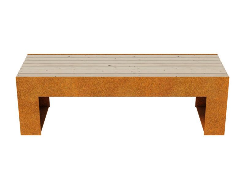 Corten Maseta 3 Garten Stadtbank 150x50x46 Cm 2 - cortena.de