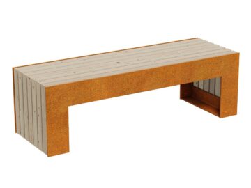 Corten Maseta 3 Garten Stadtbank 150x50x46 Cm - cortena.de